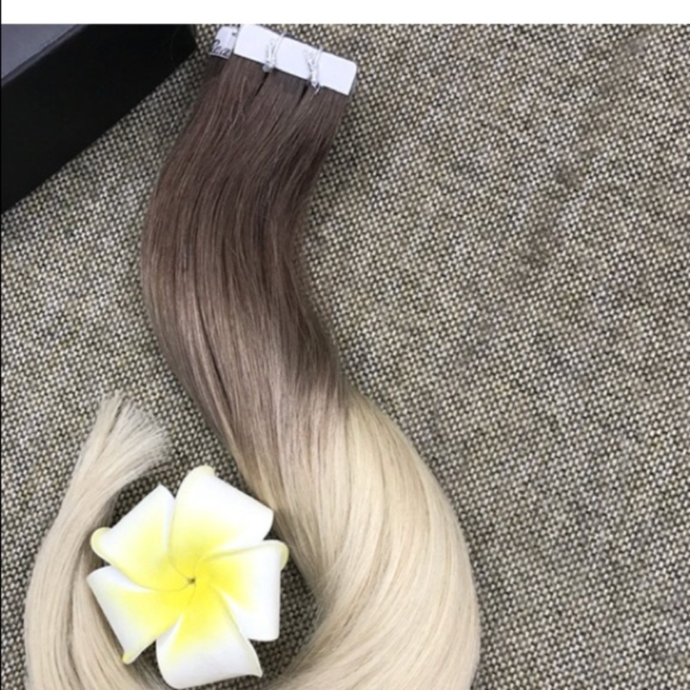 ✨ 20” #3/#8/613 BALAYAGE HUMAN HAIR TAPE-INS *NWT - Picture 5 of 8